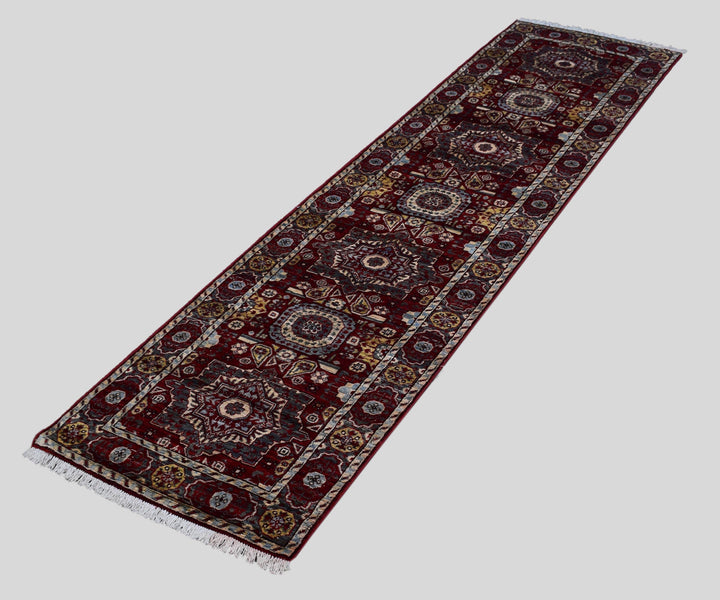 3 X 10 Ft Super Kazak Runner Rug From Afghanistan Kzk608