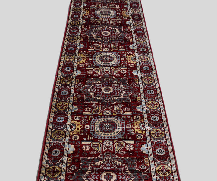 3 X 10 Ft Super Kazak Runner Rug From Afghanistan Kzk608