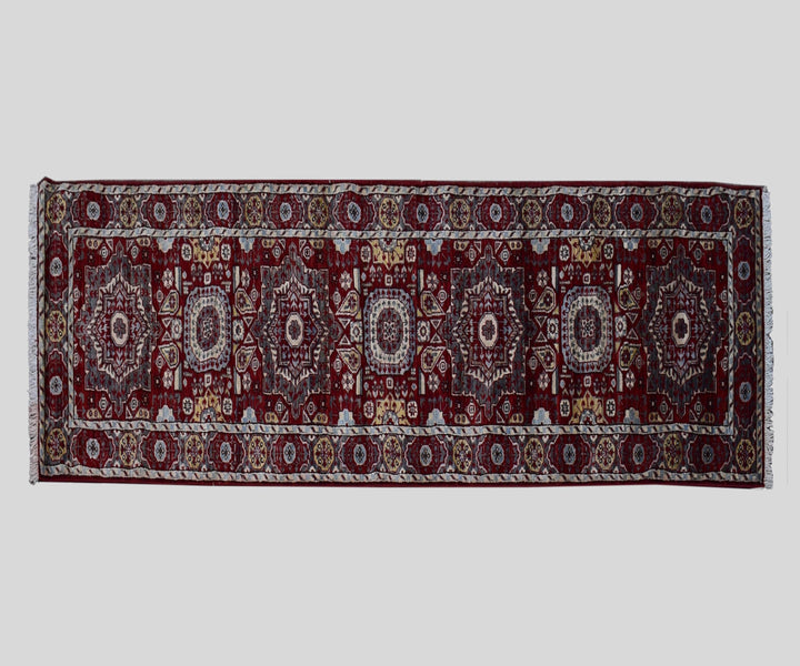 3 X 10 Ft Super Kazak Runner Rug From Afghanistan Kzk608