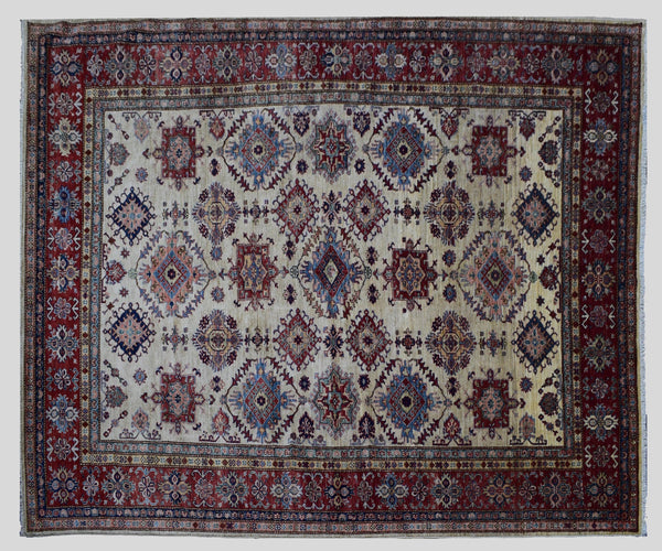 8 X 11 Ft Super Kazak Rug From Afghanistan Kzk633