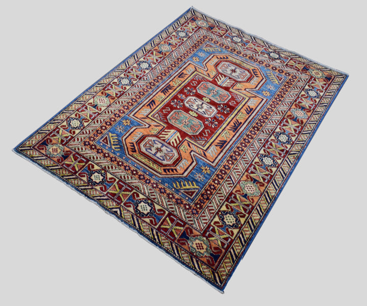 6 X 7 Ft Super Kazak Rug From Afghanistan Kzk1201