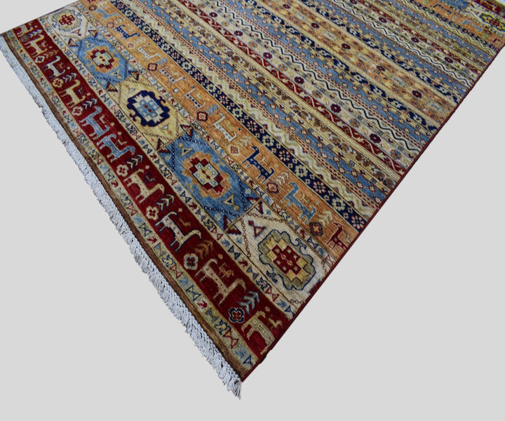 6 X 9 Ft Khurjeen Kazzak Rug From Afghanistan Krj639