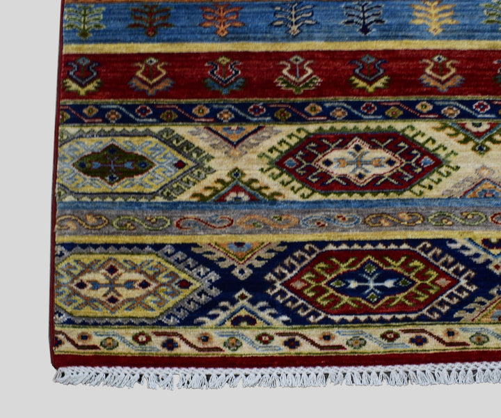 6 X 9 Ft Khurjeen Kazzak Rug From Afghanistan Krj638