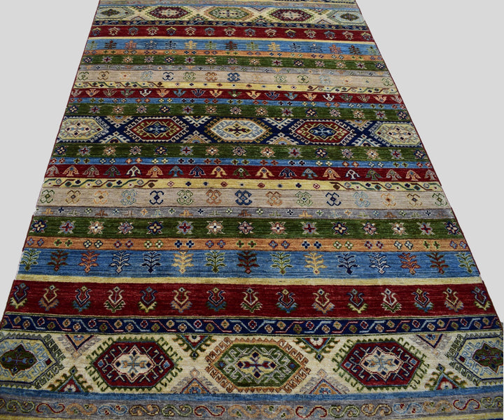 6 X 9 Ft Khurjeen Kazzak Rug From Afghanistan Krj638