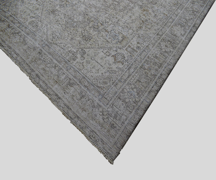 6 X 9 Handmade Stone White Ice Wash Oushak Antique Wool Area Rug Turkish Carpet Tww1153