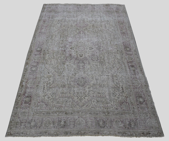 6 X 9 Handmade Stone White Ice Wash Oushak Antique Wool Area Rug Turkish Carpet Tww1169