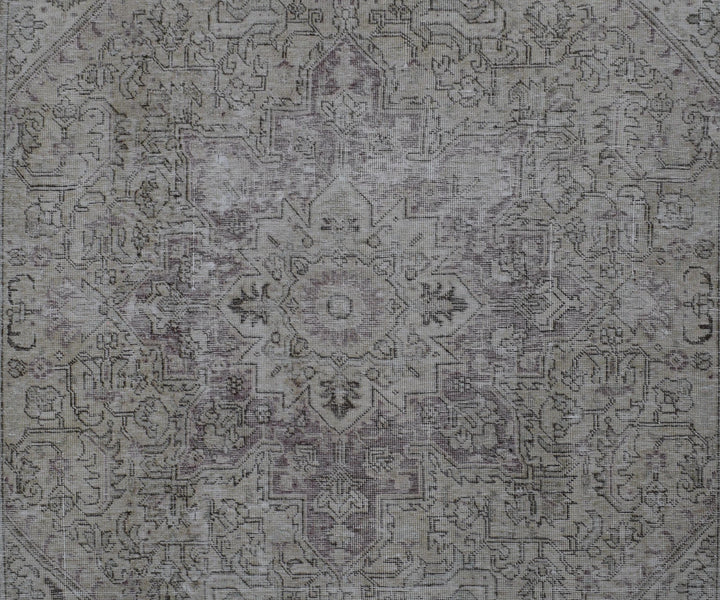 6 X 9 Handmade Stone White Ice Wash Oushak Antique Wool Area Rug Turkish Carpet Tww1169