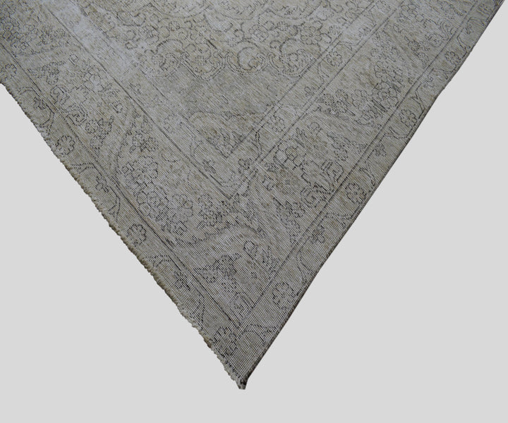 8 X 11 Handmade Stone White Ice Wash Oushak Antique Wool Area Rug Turkish Carpet Tww1173