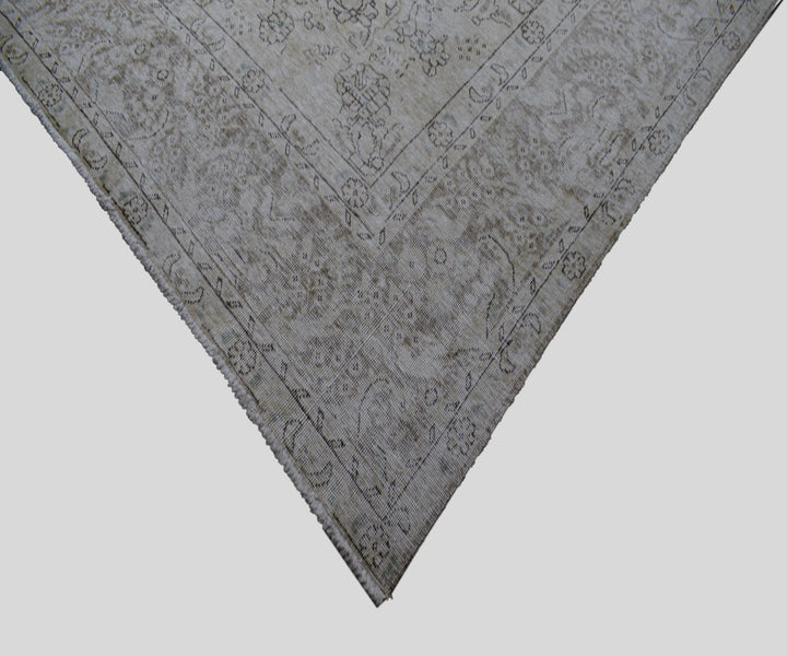 10 X 13 Large Handmade Stone White Ice Wash Oushak Antique Wool Area Rug Turkish Carpet Tww1180