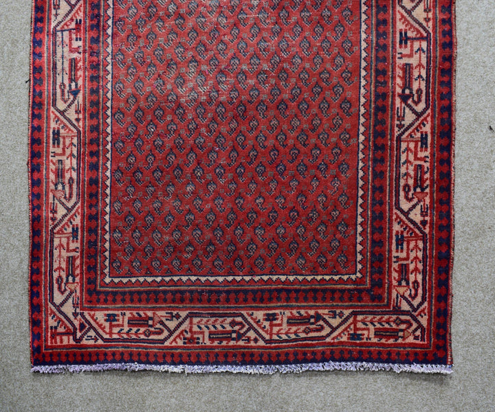 3 X 10 Ft Handmade Runner Rug From Anatolian Design Turkish Wool Carpet Shr812