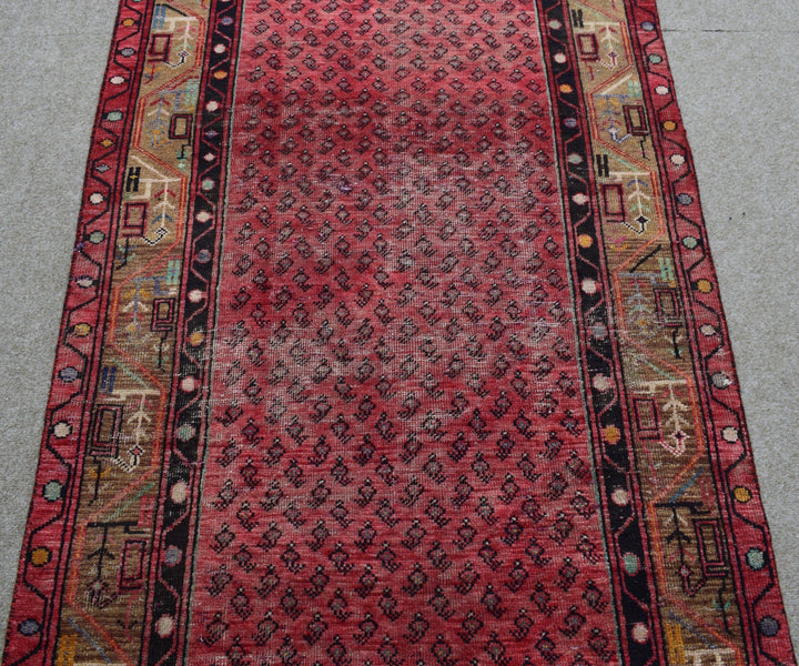 3 X 10 Ft Handmade Runner Rug From Anatolian Design Turkish Wool Carpet Shr816