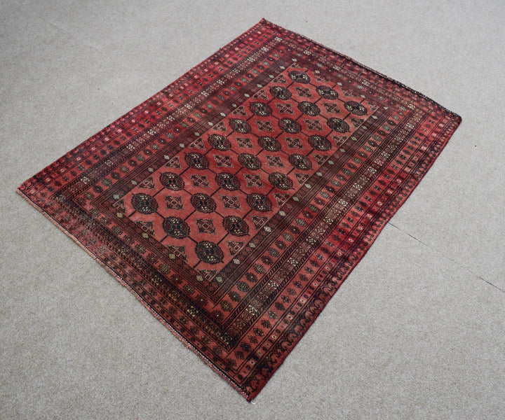 4 X 6 Ft Handmade Rug From Anatolian Design Turkish Wool Carpet Shr831