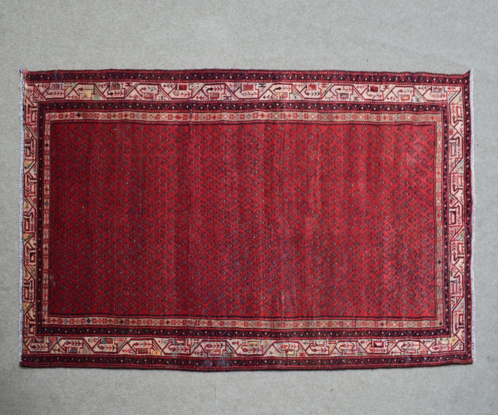 5 X 10 Ft Handmade Runner Rug From Anatolian Design Turkish Wool Carpet Shr845