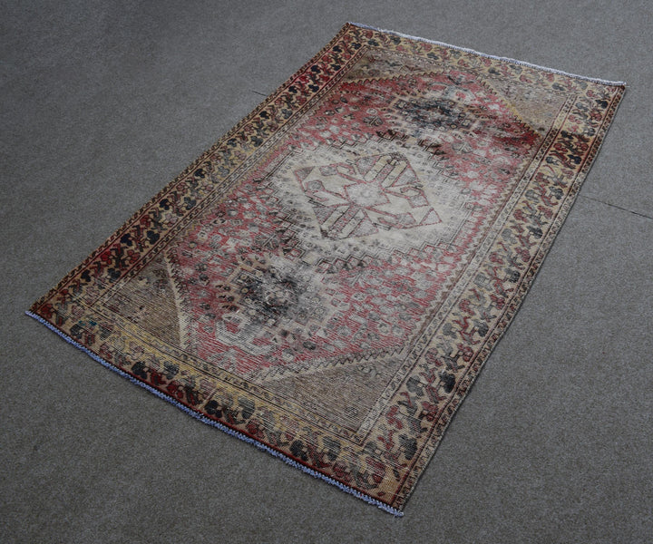 4 X 6 Ft Handmade Rug From Anatolian Design Turkish Wool Carpet Shr864