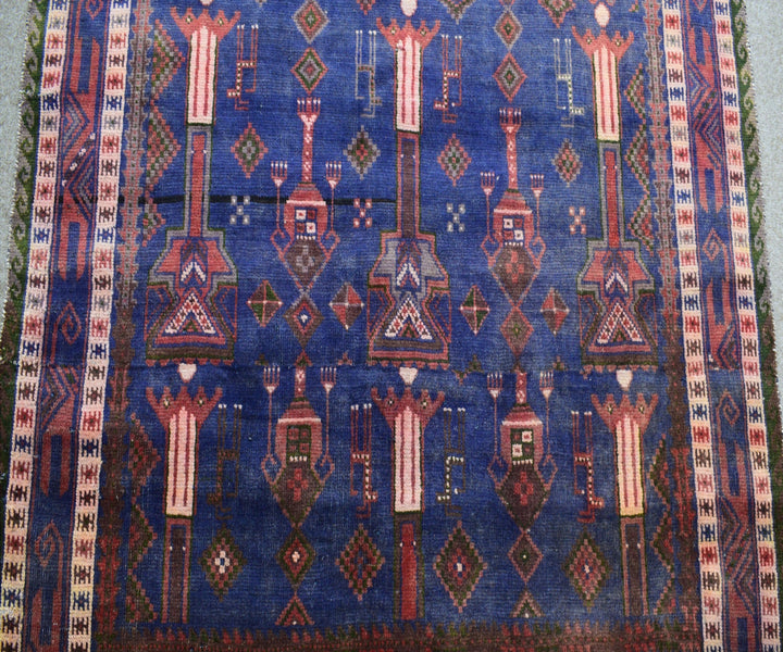 4 X 9 Ft Handmade Rug From Anatolian Design Turkish Wool Carpet Shr870