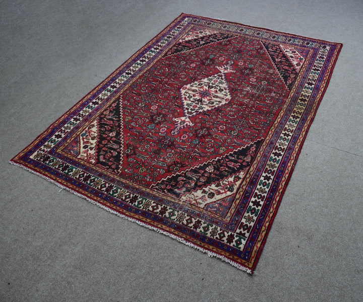 6 X 9 Ft Handmade Rug From Anatolian Design Turkish Wool Carpet Shr960