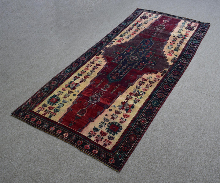 4 X 9 Ft Handmade Rug From Anatolian Design Turkish Wool Carpet Shr968