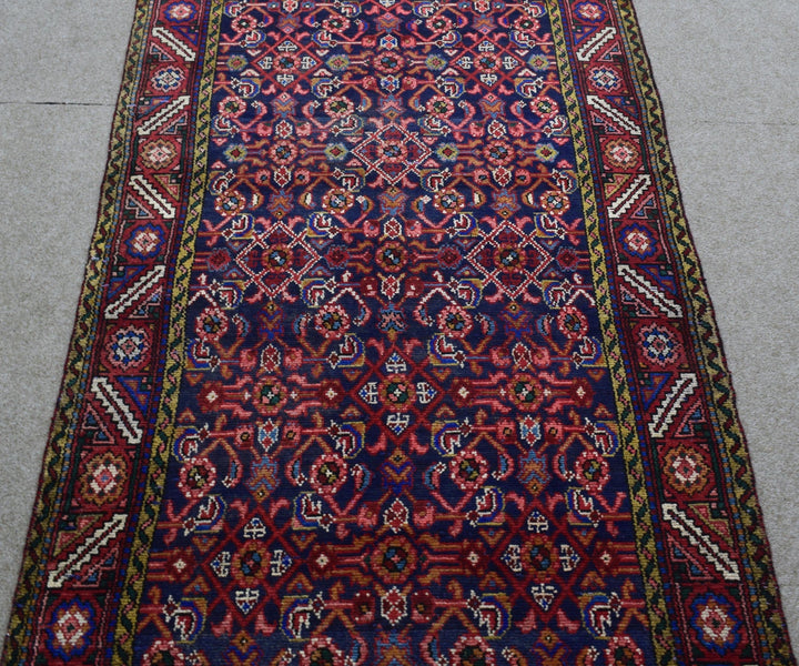 4 X 9 Ft Handmade Rug From Anatolian Design Turkish Wool Carpet Shr976