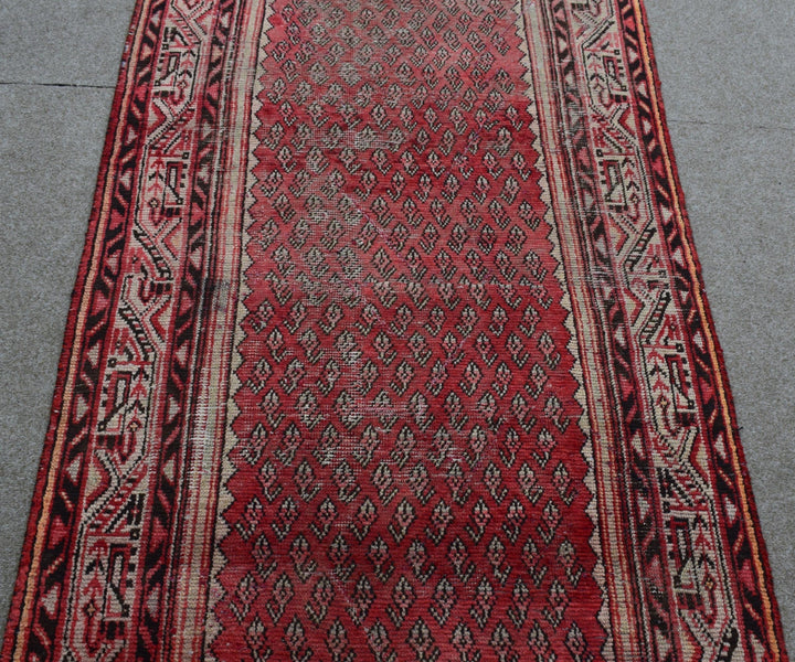 3 X 9 Ft Handmade Rug From Anatolian Design Turkish Wool Carpet Shr979