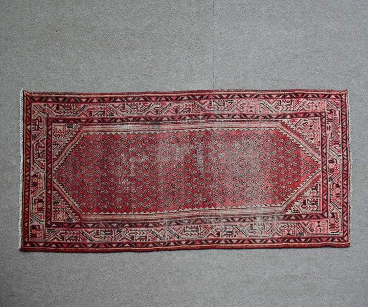 3 X 9 Ft Handmade Rug From Anatolian Design Turkish Wool Carpet Shr979