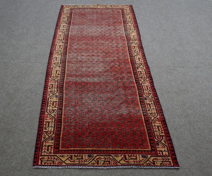 3 X 9 Ft Handmade Rug From Anatolian Design Turkish Wool Carpet Shr985