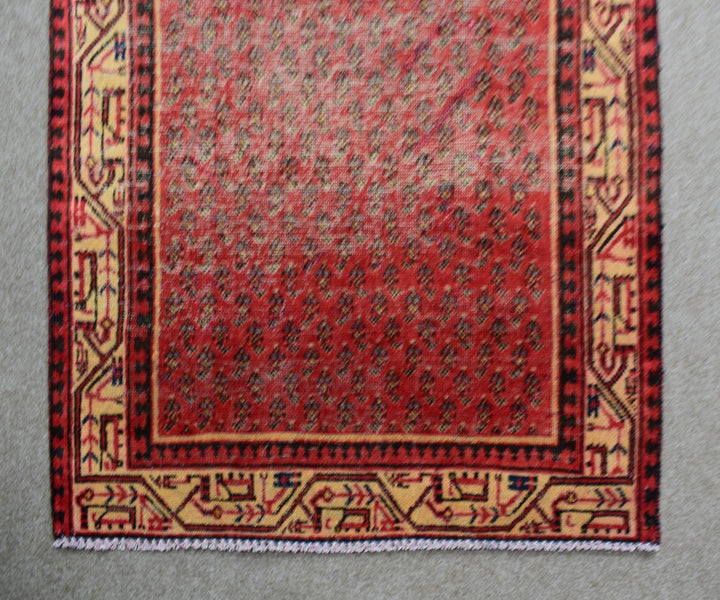 3 X 9 Ft Handmade Rug From Anatolian Design Turkish Wool Carpet Shr985