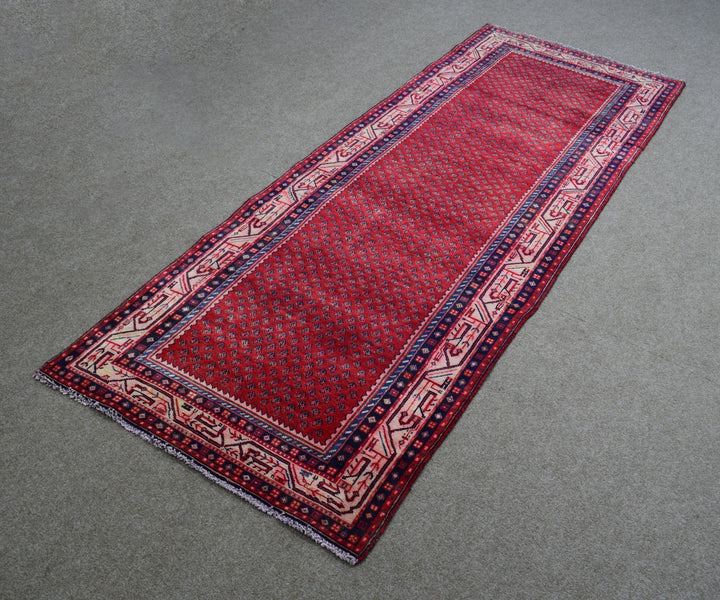 4 X 10 Ft Handmade Runner Rug From Anatolian Design Turkish Wool Carpet Shr990