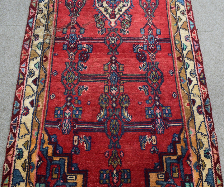 3 X 8 Ft Handmade Rug From Anatolian Design Turkish Wool Carpet Shr991