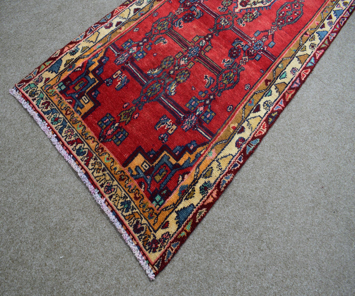 3 X 8 Ft Handmade Rug From Anatolian Design Turkish Wool Carpet Shr991