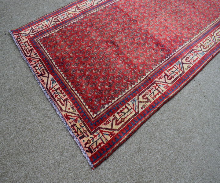 3 X 10 Ft Handmade Runner Rug From Anatolian Design Turkish Wool Carpet Shr995