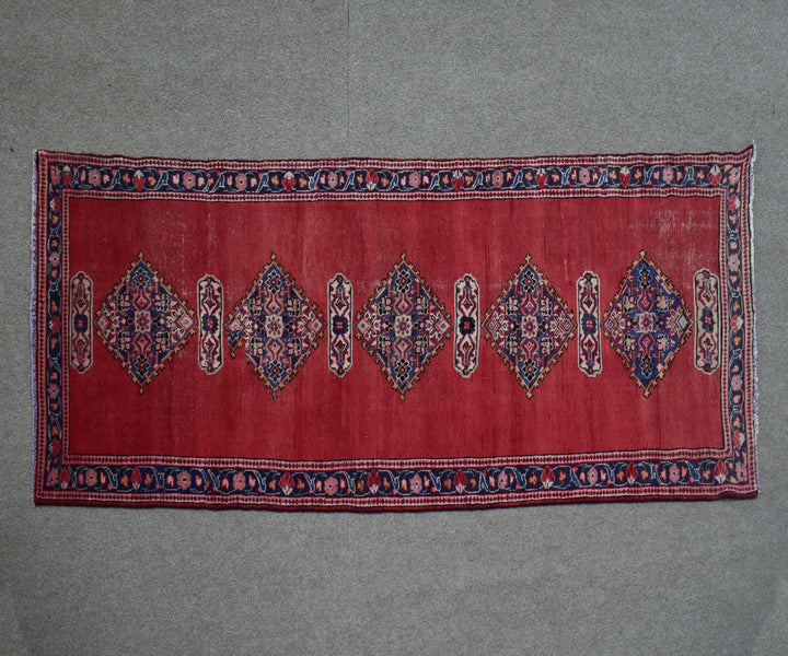 4 X 9 Ft Handmade Rug From Anatolian Design Turkish Wool Carpet Shr997