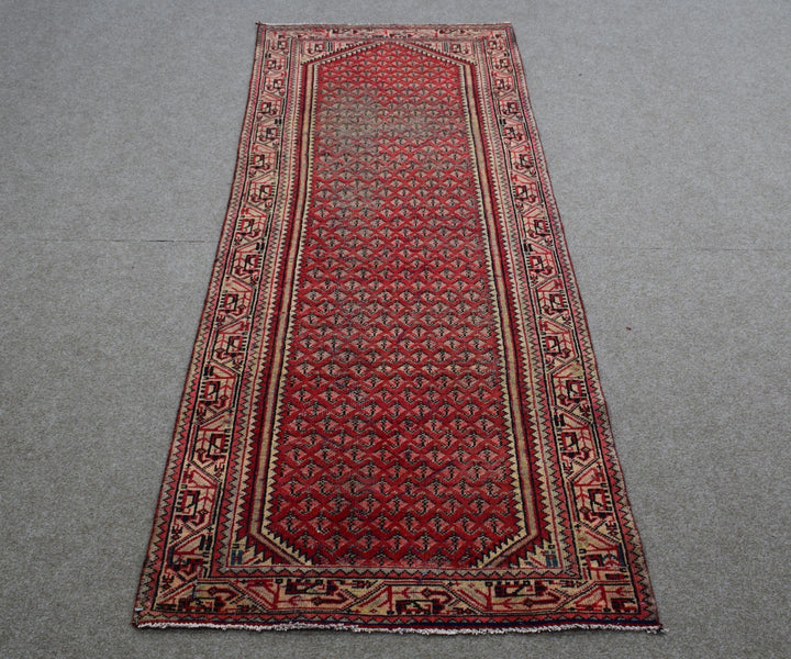 3 X 9 Ft Handmade Runner Rug From Anatolian Design Turkish Wool Carpet Shr1009