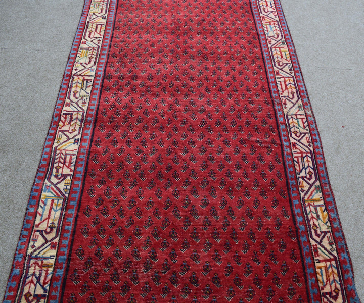 3 X 10 Ft Handmade Runner Rug From Anatolian Design Turkish Wool Carpet Shr1013