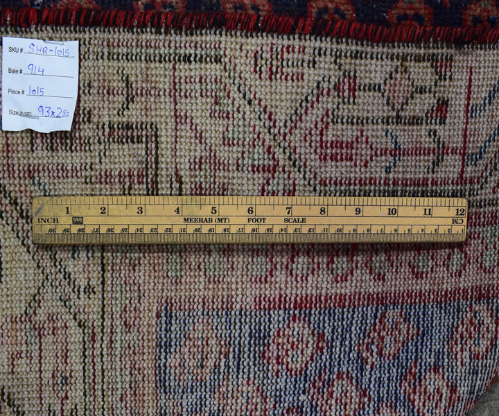 3 X 9 Ft Handmade Runner Rug From Anatolian Design Turkish Wool Carpet Shr1015