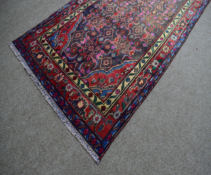 3 X 11 Ft Handmade Runner Rug From Anatolian Design Turkish Wool Carpet Shr1016