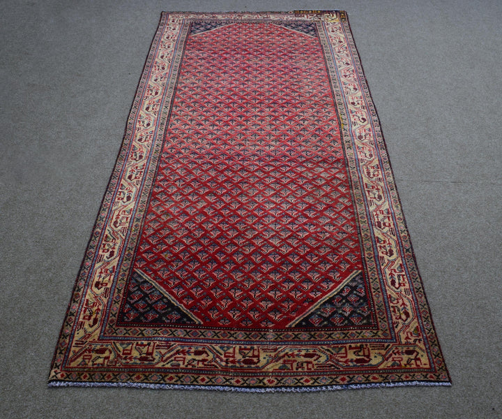 4 X 11 Ft Handmade Runner Rug From Anatolian Design Turkish Wool Carpet Shr1033