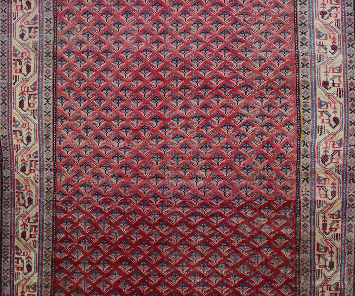 4 X 11 Ft Handmade Runner Rug From Anatolian Design Turkish Wool Carpet Shr1033