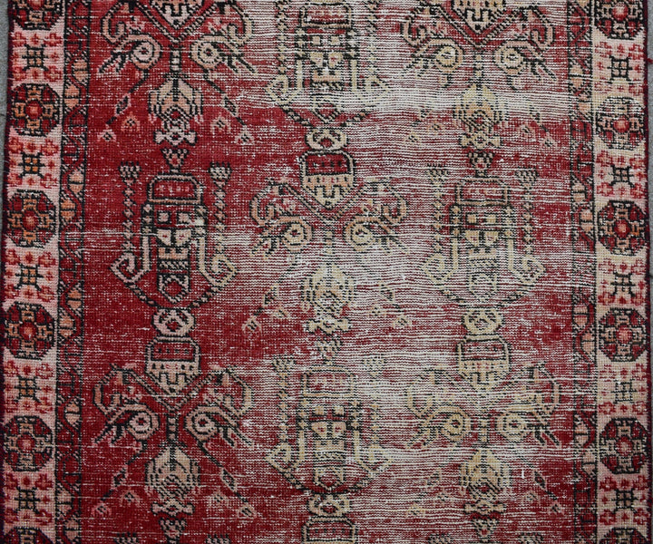 3 X 6 Ft Handmade Rug From Anatolian Design Turkish Wool Carpet Shr1043