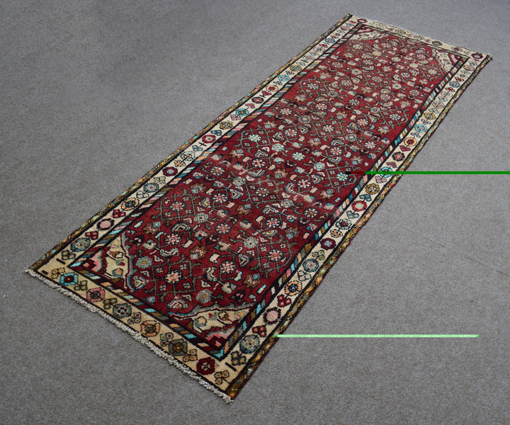 3 X 9 Ft Handmade Runner Rug From Anatolian Design Turkish Wool Carpet Shr1045