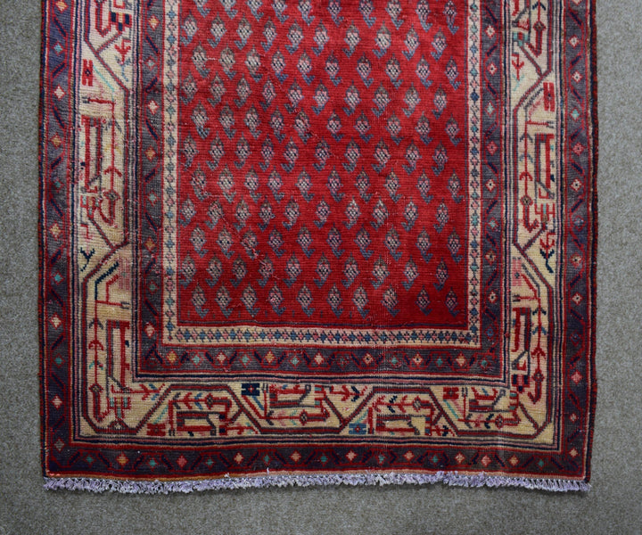 3 X 10 Ft Handmade Runner Rug From Anatolian Design Turkish Wool Carpet Shr1058