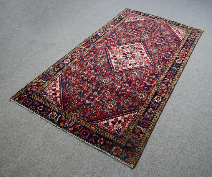 4 X 9 Ft Handmade Rug From Anatolian Design Turkish Wool Carpet Shr1064