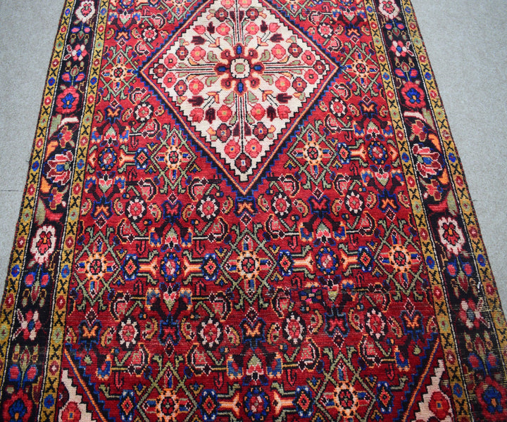 4 X 9 Ft Handmade Rug From Anatolian Design Turkish Wool Carpet Shr1064