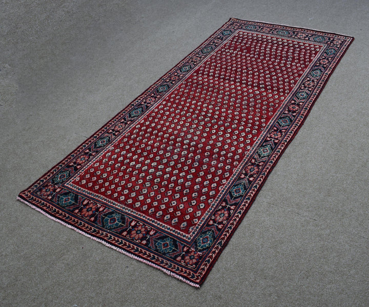 4 X 9 Ft Handmade Rug From Anatolian Design Turkish Wool Carpet Shr1072