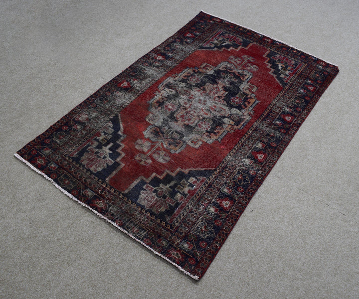 4 X 7 Ft Handmade Rug From Anatolian Design Turkish Wool Carpet Shr1077