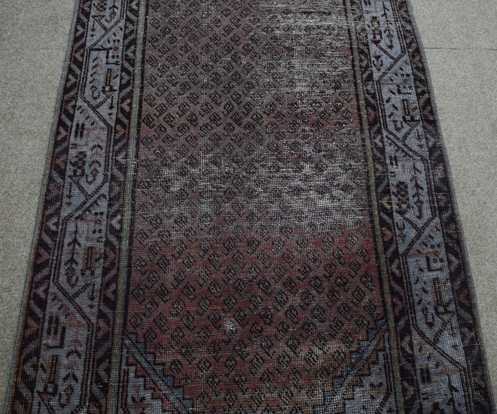 3 X 10 Ft Handmade Runner Rug From Anatolian Design Turkish Wool Carpet Shr1108