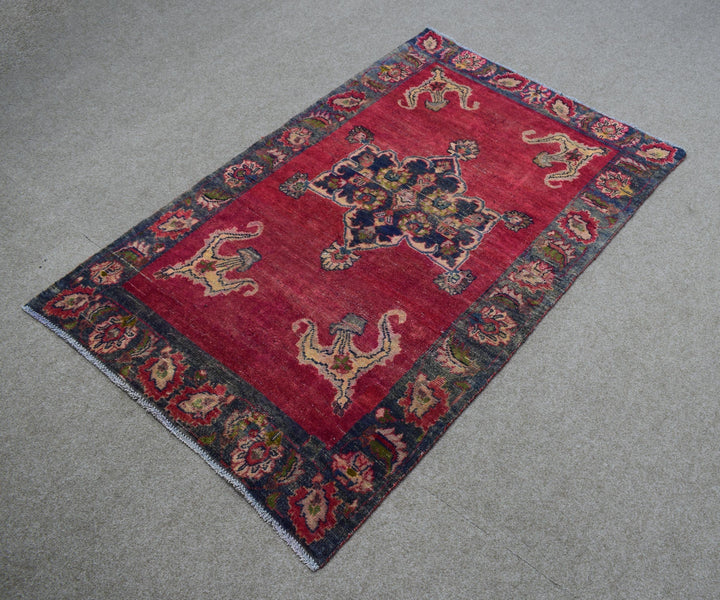 4 X 7 Ft Handmade Rug From Anatolian Design Turkish Wool Carpet Shr1135