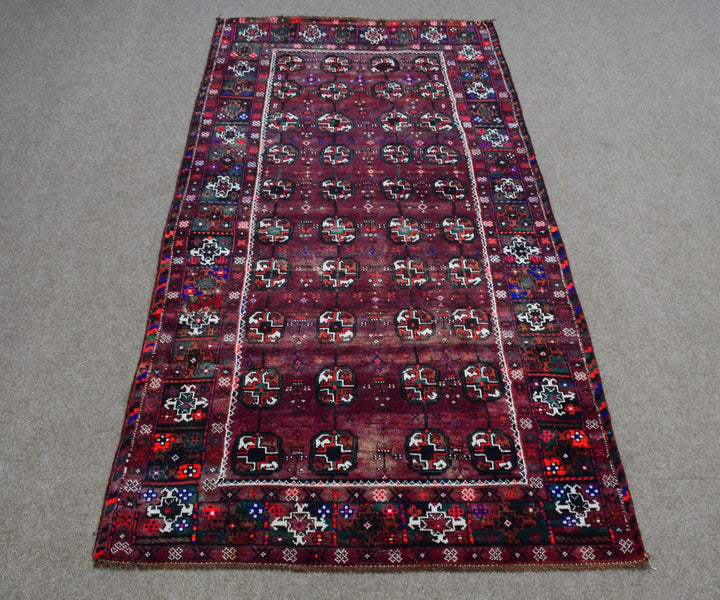 4 X 9 Ft Handmade Rug From Anatolian Design Turkish Wool Carpet Shr1136