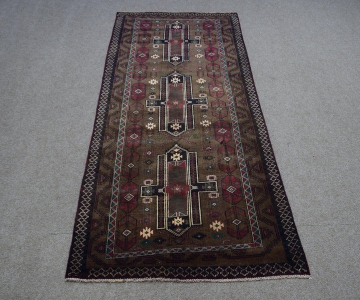 4 X 10 Ft Handmade Runner Rug From Anatolian Design Turkish Wool Carpet Shr1138