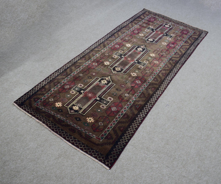 4 X 10 Ft Handmade Runner Rug From Anatolian Design Turkish Wool Carpet Shr1138