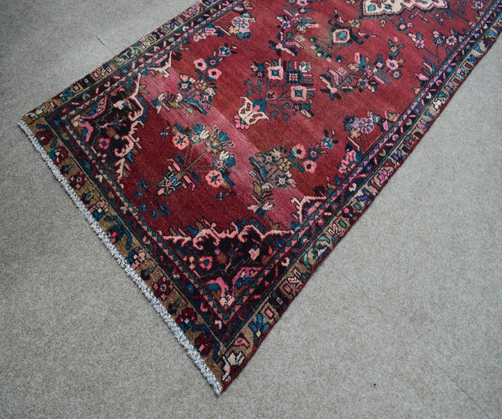 3 X 11 Ft Handmade Runner Rug From Anatolian Design Turkish Wool Carpet Shr1141